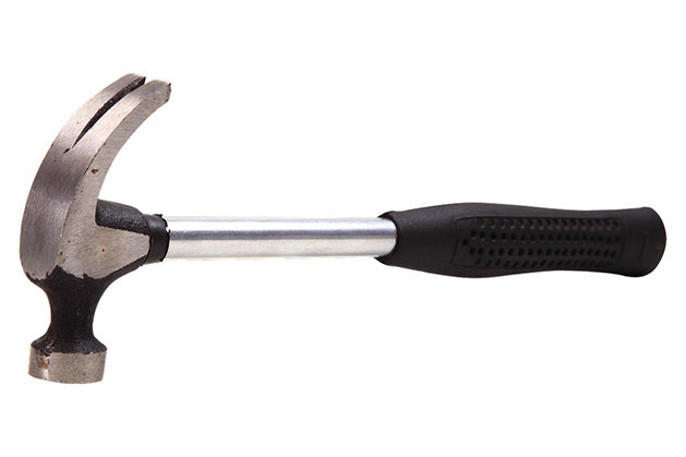 Claw Hammer With Steel Tube Handles & Rubber Grip 